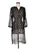 J.Jill 100% Polyester Gray Casual Dress Size M - photo 1