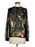 CAbi 100% Polyester Black Long Sleeve Blouse Size XS - photo 1