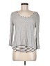Ann Taylor Gray 3/4 Sleeve Top Size M - photo 1