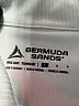 Bermuda Sands 100% Polyester Color Block Silver White Long Sleeve Polo Size L - photo 7