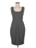 Express Design Studio Solid Gray Casual Dress Size 8 - photo 1