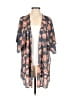 Maurices 100% Polyester Blue Kimono Size Sm - Med - photo 1