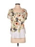 Ember Floral White Short Sleeve T-Shirt Size S - photo 1