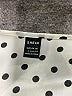 Shein 100% Polyester Polka Dots Ivory Sleeveless Blouse Size L - photo 7
