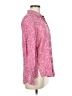 Foxcroft Animal Print Pink Long Sleeve Blouse Size 8 - photo 4