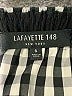 Lafayette 148 New York Checkered-gingham Black 3/4 Sleeve Blouse Size S - photo 6