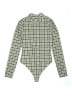 All Access Houndstooth Green Bodysuit Size S - photo 1
