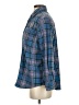 L.L.Bean 100% Polyester Plaid Blue Long Sleeve Blouse Size XS - photo 5