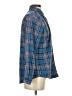 L.L.Bean 100% Polyester Plaid Blue Long Sleeve Blouse Size XS - photo 4