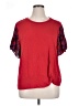 Sharagano Red Short Sleeve Top Size XL - photo 1