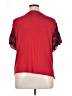 Sharagano Red Short Sleeve Top Size XL - photo 2