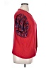 Sharagano Red Short Sleeve Top Size XL - photo 4