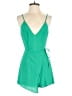 Superdown 100% Polyester Solid Green Romper Size XS - photo 1