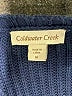 Coldwater Creek 100% Cotton Blue Pullover Sweater Size M - photo 7