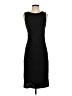 Jigsaw 100% Rayon Solid Black Cocktail Dress Size M (estimated) - photo 1