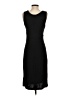 Jigsaw 100% Rayon Solid Black Cocktail Dress Size M (estimated) - photo 2