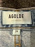 AGOLDE 100% Cotton Graphic Blue Jeans Size 24 waist - photo 3