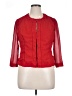 Danny & Nicole 100% Polyester Red 3/4 Sleeve Top Size 14 - photo 1