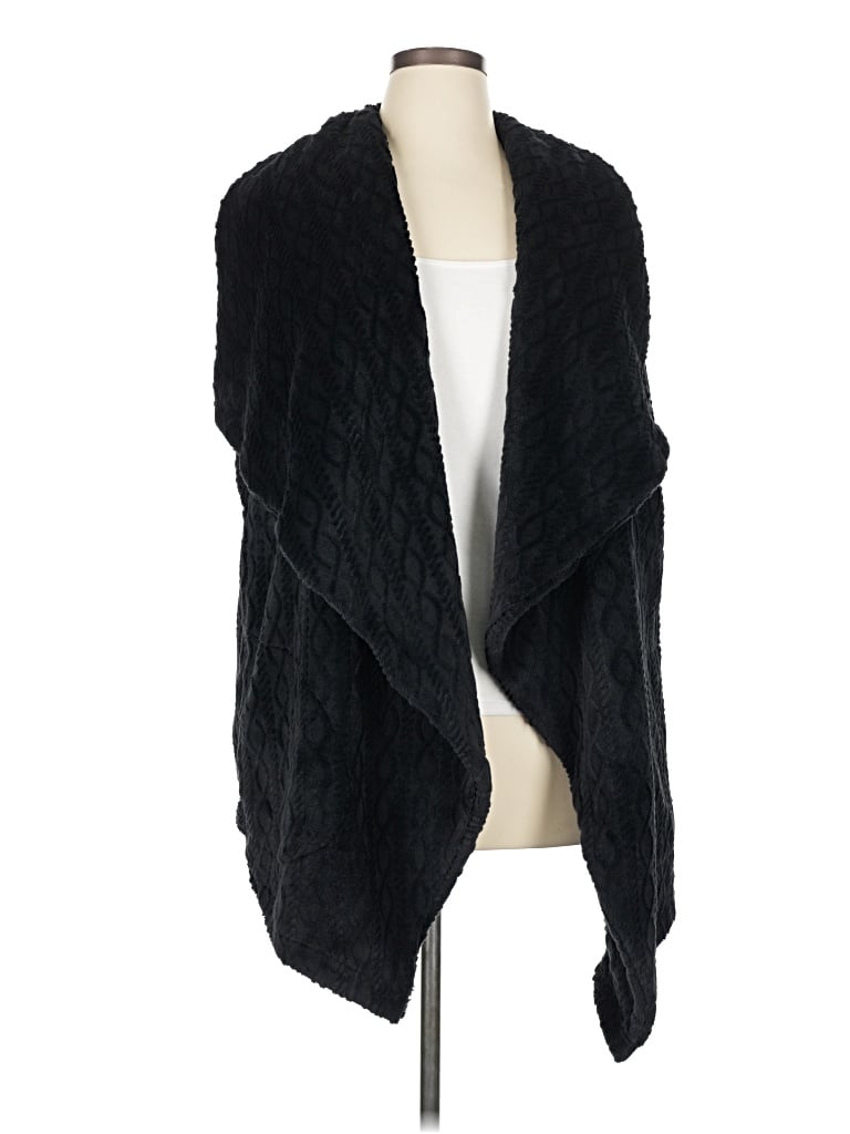 Pre-owned Any Body Cardigan Sweater In Black