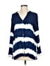 Aeropostale 100% Rayon Blue Long Sleeve Blouse Size M - photo 1