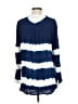 Aeropostale 100% Rayon Blue Long Sleeve Blouse Size M - photo 2
