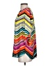 Glance 100% Polyester Chevron-herringbone Orange 3/4 Sleeve Blouse Size S - photo 5