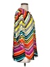 Glance 100% Polyester Chevron-herringbone Orange 3/4 Sleeve Blouse Size S - photo 4