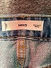 MNG 100% Cotton Blue Denim Skirt Size M - photo 3