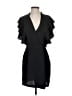 Avec Les Filles 100% Polyester Solid Black Cocktail Dress Size S - photo 1