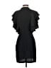 Avec Les Filles 100% Polyester Solid Black Cocktail Dress Size S - photo 2