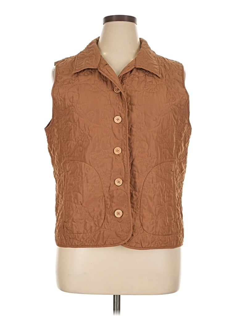 Pre-owned North Style Vest In Brown