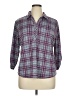 Berkley Jensen Tweed Purple 3/4 Sleeve Blouse Size XL - photo 1
