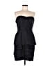 BCBGMAXAZRIA 100% Polyester Black Cocktail Dress Size 10 - photo 1