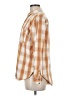 Universal Thread Checkered-gingham Orange Long Sleeve Button-Down Shirt Size M - photo 5