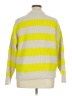 On 34th 100% Polyester Stripes Yellow Pullover Sweater Size XL - photo 2