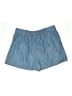 Matilda Jane Paisley Blue Denim Shorts Size 15 - photo 2