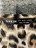 Shein Animal Print Silver Short Sleeve Blouse Size L - photo 7