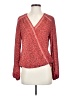 Max Studio 100% Polyester Red Long Sleeve Blouse Size S - photo 1