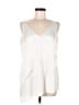 Banana Republic 100% Polyester Ivory Sleeveless Blouse Size M - photo 1