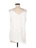 Banana Republic 100% Polyester Ivory Sleeveless Blouse Size M - photo 2