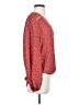 Max Studio 100% Polyester Red Long Sleeve Blouse Size S - photo 4