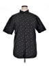 Assorted Brands Stars Black Short Sleeve Button-Down Shirt Size XL - photo 1