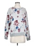 MNG Floral Gray Pullover Sweater Size S - photo 1