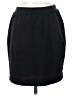 St. John Caviar Solid Black Casual Skirt Size 4 - photo 1