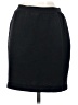 St. John Caviar Solid Black Casual Skirt Size 4 - photo 2