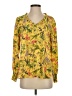 Counterparts 100% Polyester Yellow Long Sleeve Blouse Size 6 - photo 1