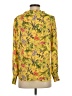 Counterparts 100% Polyester Yellow Long Sleeve Blouse Size 6 - photo 2