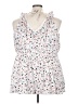 Torrid White Sleeveless Blouse Size 4X Plus (4) - photo 2