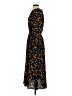 Victor Alfaro 100% Polyester Floral Black Casual Dress Size XS - photo 5