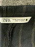 Zara Stripes Black Casual Pants Size M - photo 7